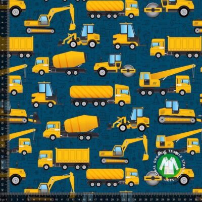 Jersey print with construction theme 1 - Image 1
