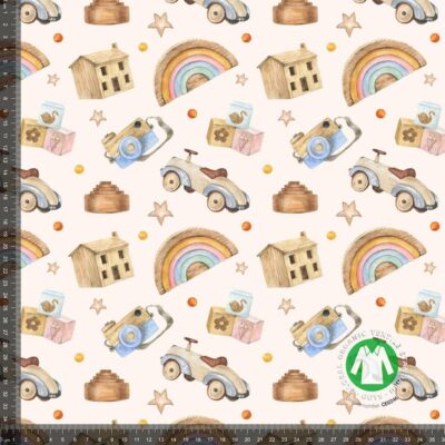 Jersey print with children's motifs - Image 1