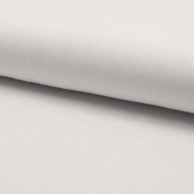 OPT. White viscose jersey fabric in uniform white color