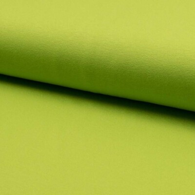 Lime viscose jersey fabric wholesale--single jersey knit in viscose and elastane, Oeko-Tex 100