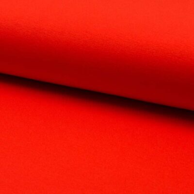 Orange viscose jersey stof engros – varm orange, åndbar og strækbar, 160 cm bred
