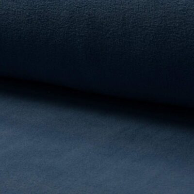 Jeans fleece antipeeling i denimblå 100% polyester, 270 g/m²