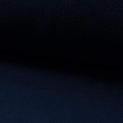 Navy antipeeling fleece stof i 100% polyester – Jydsk Stoflager