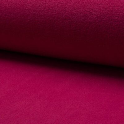 Fuchsia antipeeling fleece stof i 100% polyester – Jydsk Stoflager