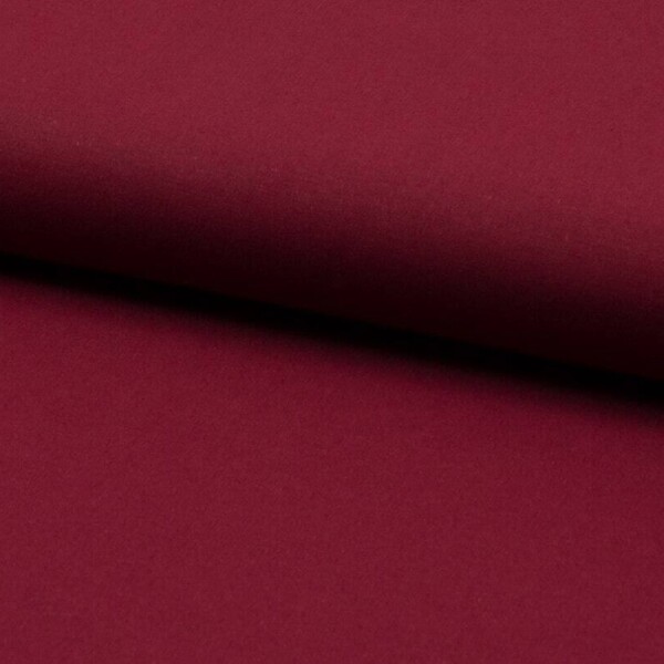 Bordeaux cotton canvas, woven 100% cotton, 160 cm wide