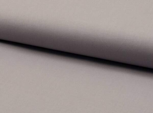 Silver grey woven cotton canvas with textured surface