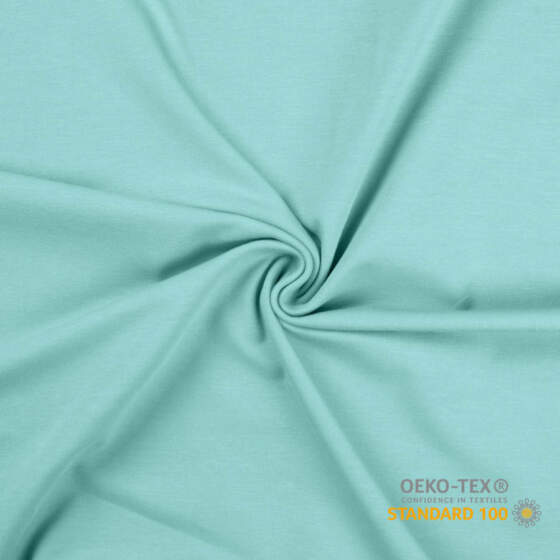 Puuvillatrikoota - Aqua
