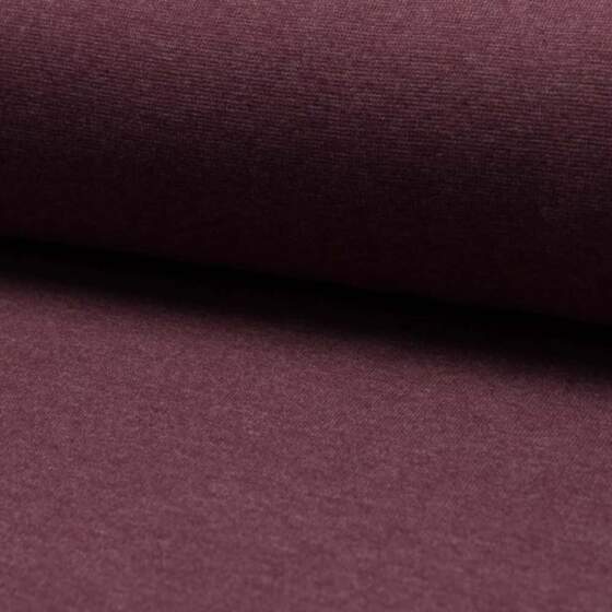 Bordeaux Melange pyöreä neulos - 230 g/m², 4-suuntainen joustinneulos.