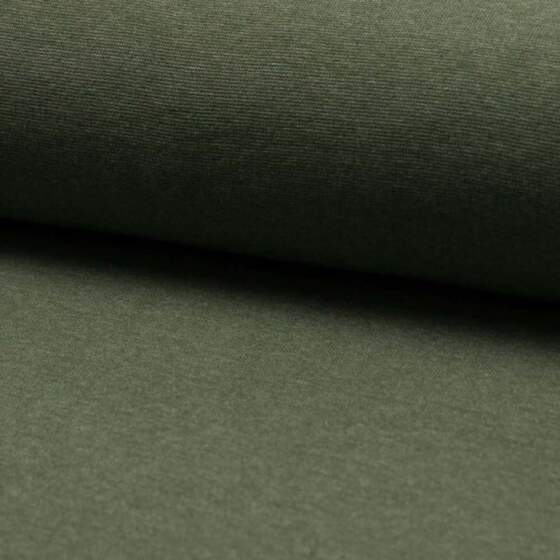 Khaki Melange pyöreä neulos - 230 g/m², Oekotex 100