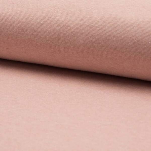 RS0220-732.jpg Salmon Melange circular knitted rib fabric 230 g/m²