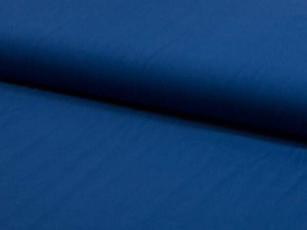 Viscose twill in royal blue, breathable woven viscose for dresses blouses and wide trousers