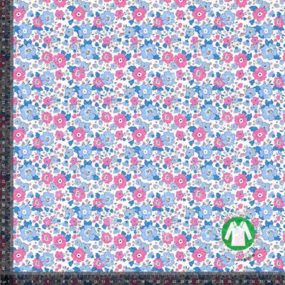 Jersey print with cute little flowers - Image 1