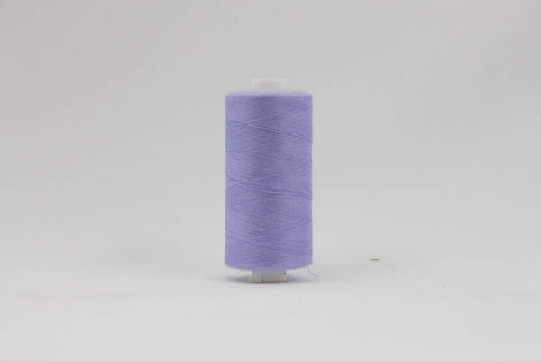 Thread Purple 1000m – strong polyester thread for machine sewing and overlocking
