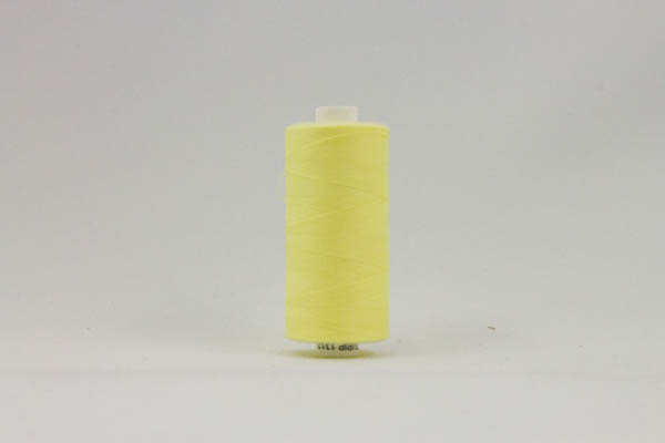 Sytrad-47-1312.jpg Pale yellow sewing thread 1000 m spool -- strong polyester thread for machine sewing