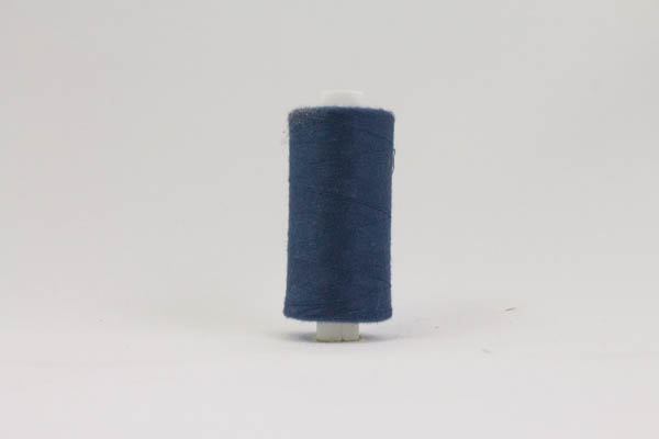 Sytråd mørk petrol på 1000 m rulle – stærk polyestertråd