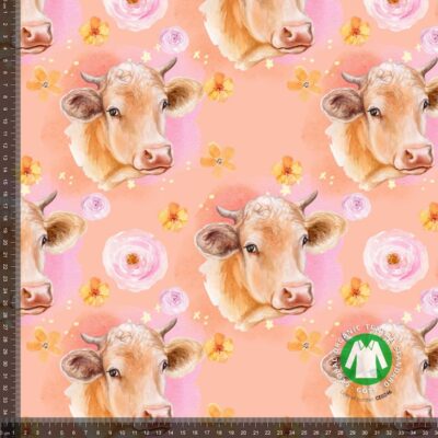 Jersey print with cute cows - Image 1