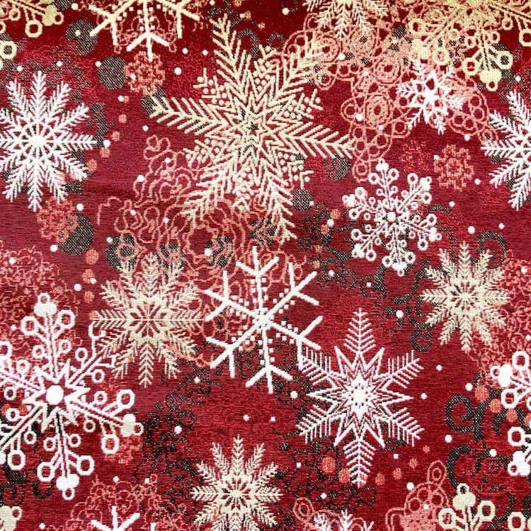 Gobelin - Lurex snowflakes