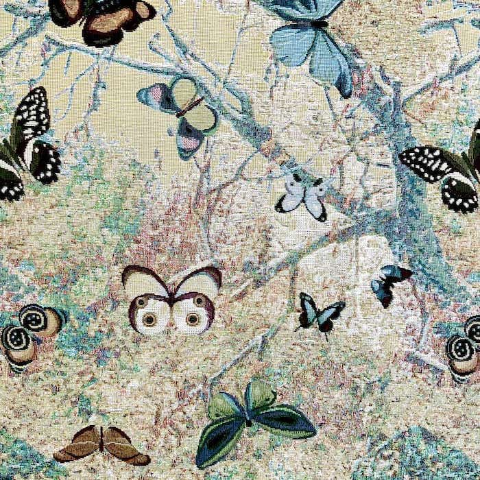 Gobelin med sommerfugle