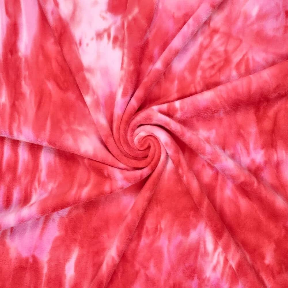 Jogging (Minky) - Tie dye Pink