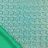 Foil jersey green for dancewear and stage costumes