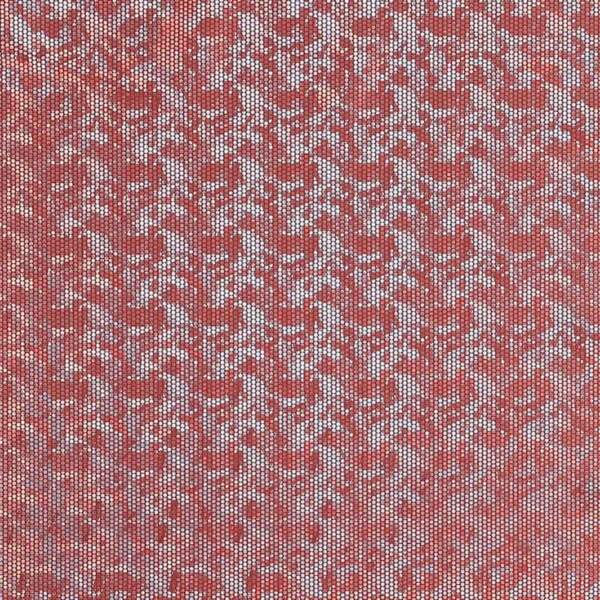 Foil jersey red with shiny surface for dancewear