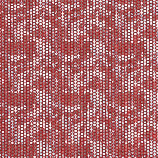 Jersey with foil print in red, 80% polyamide and 20% elastane