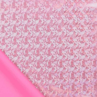 Foil jersey pink for dance and stagewear
