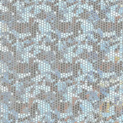 Foil jersey grey stretchable jersey with foil print