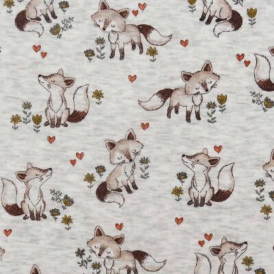 Heavy jogging in digital print - fox 2