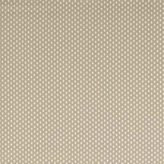 Poplin med flot mønster - beige