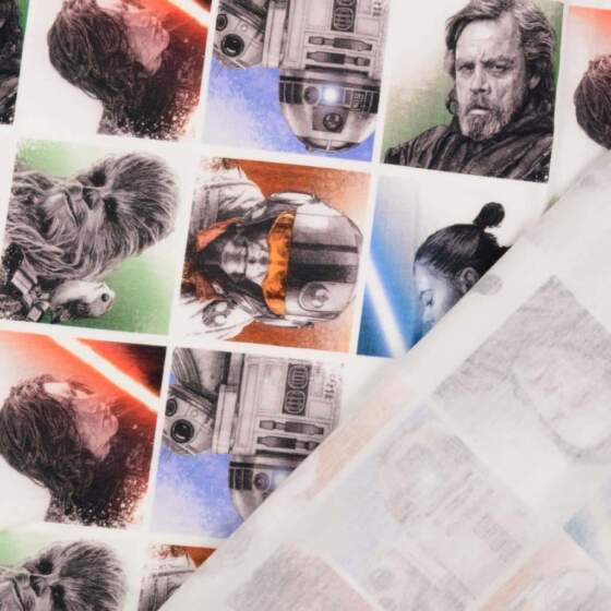 Jersey print med Star Wars - firkanter - Billede 3