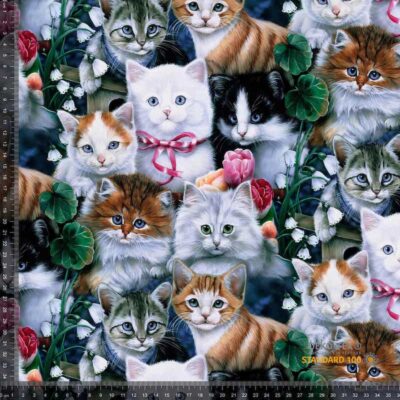 Jersey print with cats 5 - Image 1