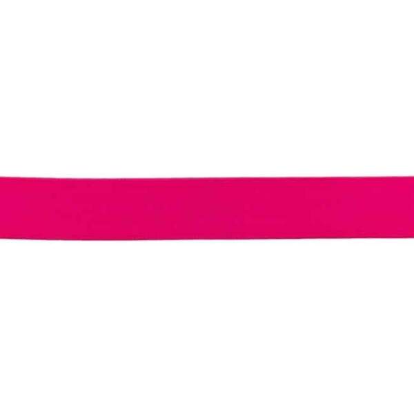 31708-min.jpg Ensfarvet elastik 25mm i fuchsia, pakke á 25 meter