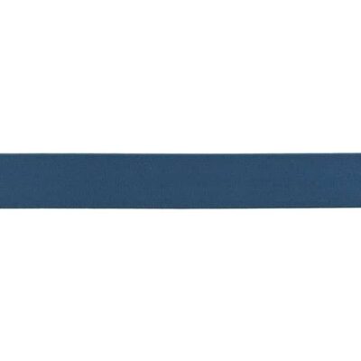 Solid colour elastic 25mm navy on roll