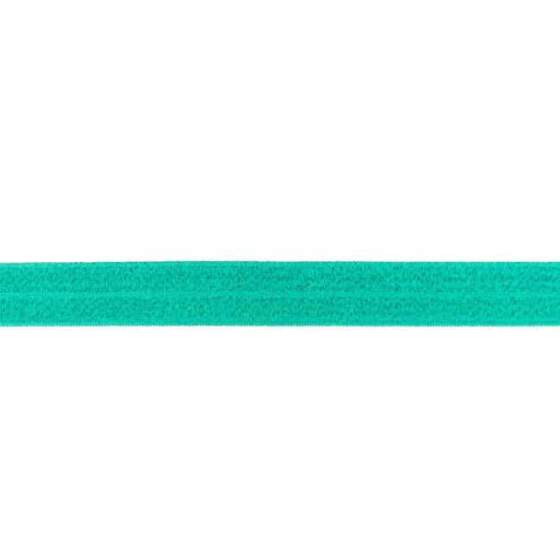 Foldeelastik med glimmer - Mørk mint