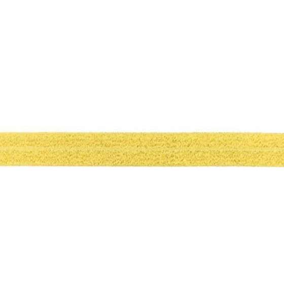 Foldeelastik med glimmer - Guld