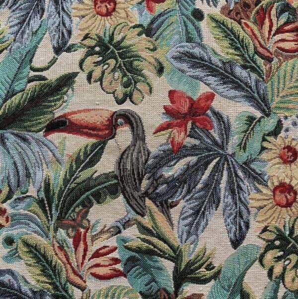 344199072_2908685752597028_1509248588315863570_n-min-min.jpeg Gobelin - The Jungle jacquard-woven upholstery fabric in blue and white, 360 g/m²