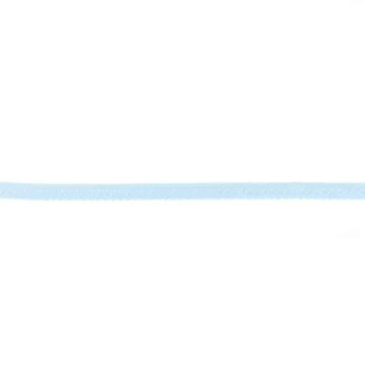 Fold-over elastic with picot edge light blue 1.2 cm