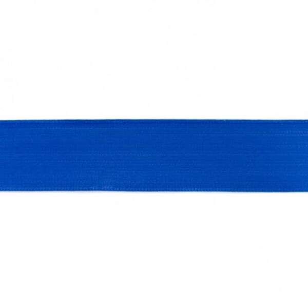 Solid colour elastic 40mm royal blue in 92% polyamide and 8% elastane