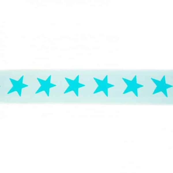 42506_1.jpg Elastic with stars 40mm in dusty mint -- 4 cm wide elastic