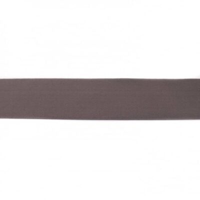 Solid color elastic - 40mm - Dark Taupe - Image 1
