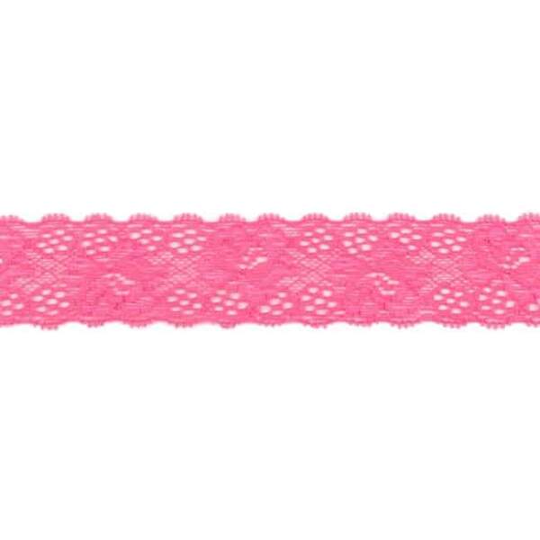43956-min.jpg Pink stretch lace trim, 3 cm wide