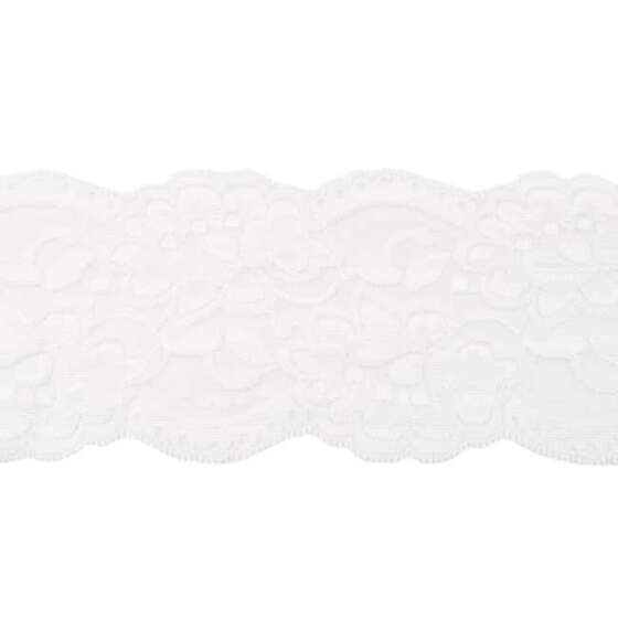 Pitsi kuviolla - luonnonvalkoinen