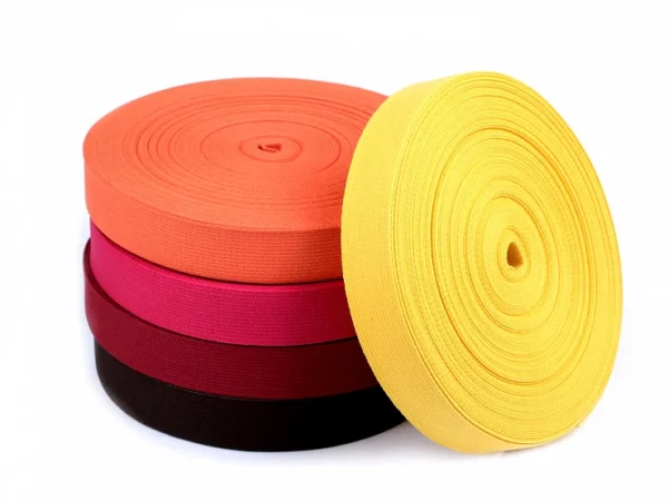 Gjordbånd 32 mm i bomuld/polyester på rulle á 42 meter