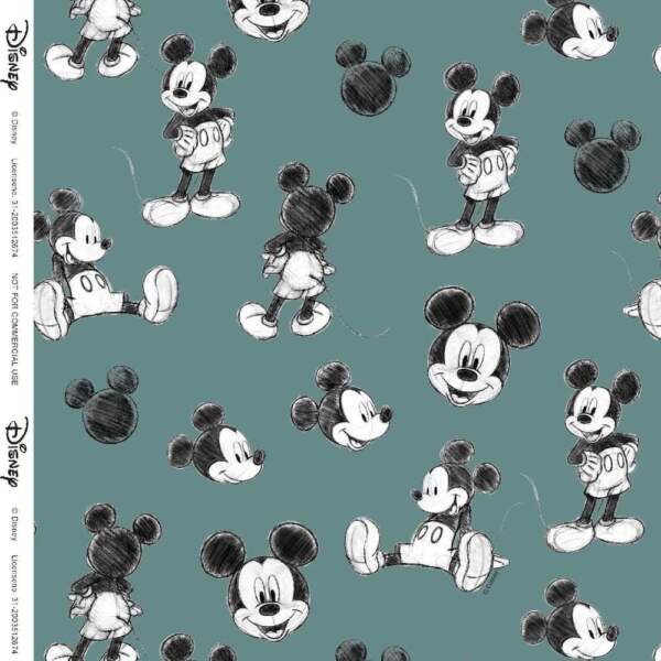 82027-col3-CAD.jpg Licens print med Mickey Mouse i petrol på bomulds jersey