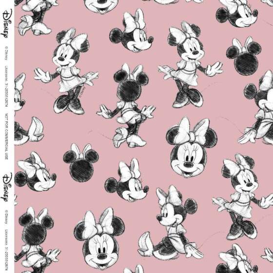 Licens print med Minnie Mouse - Pink - Billede 1