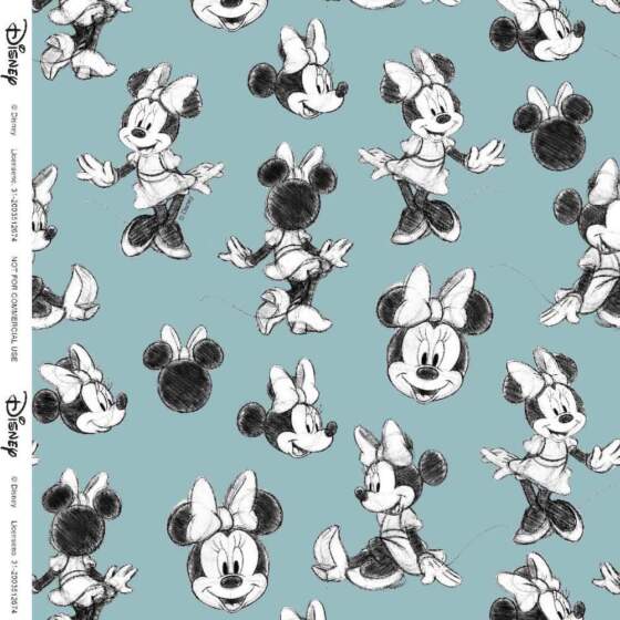 Minni Hiiren lisenssi - Dusty Light Blue - vaaleansininen
