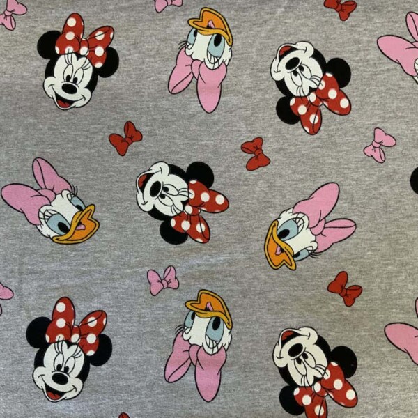 French terry with Minnie and Daisy - Image 1