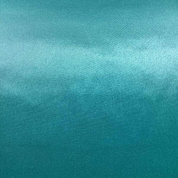 Blue and green satin with a glossy woven surface