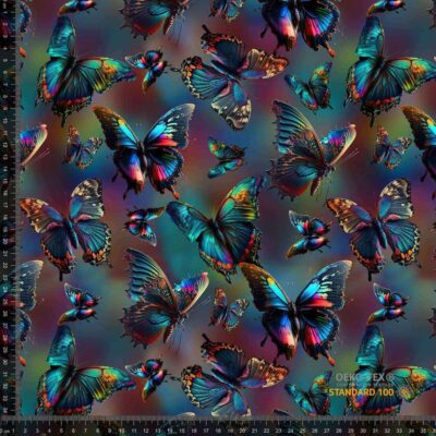 Jersey print night butterflies - Image 1